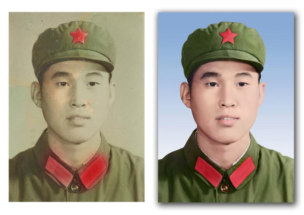 普定破损照片修复-18